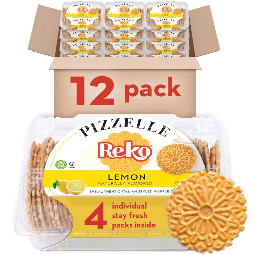 Miniatura 15 de Reko Pizzelle Galleta auténtica estilo italiano, arce, 7 onzas (paquete de 1)