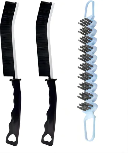 Cepillo de limpieza para grietas, cepillo de cerdas duras, cepillo para fregar, cepillo de inodoro, herramientas de limpieza para uso doméstico,