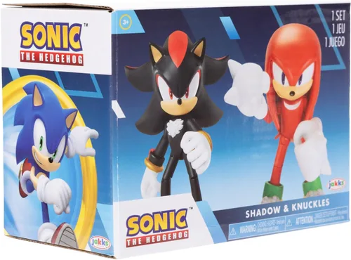 Miniatura 8 de Sonic, el erizo - Pack de 2 figuras de acción de 4 in de Knuckles y Shadow