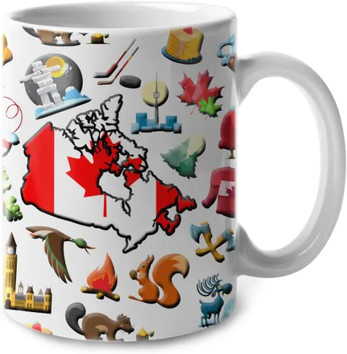 Miniatura 19 de Lotacy Taza de café con símbolos de Cuba con bandera de mapa, taza de cerámica de bandera cubana de 11 onzas, recuerdo de Cuba y regalos, idea