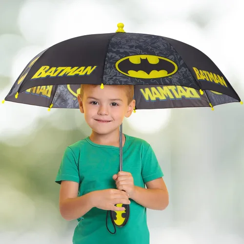 Miniatura 2 de DC Comics - Paraguas para niños, ropa de lluvia para niños de 3 a 6 años