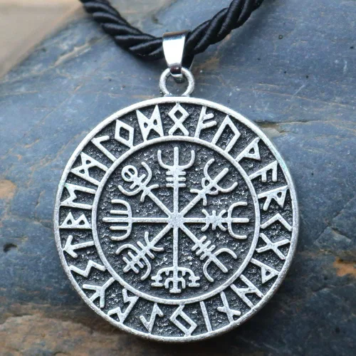 Miniatura 5 de Viking Believe In Yourself Regalos para hijo de papá vikingo brújula vikinga, collar de regalo para hijo joyería para hijo, collar de hijo, colgante