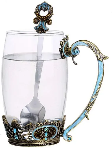Miniatura 7 de Taza de té, tazas de café, taza de té de vidrio clásica, ideas únicas de regalo de cumpleaños personalizadas para mujeres, abuela, mamá, profesores