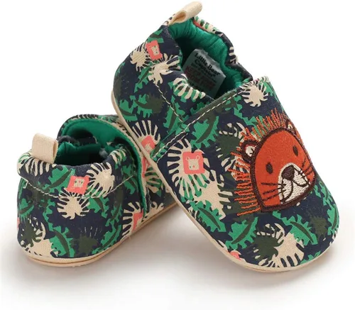 Miniatura 3 de LAFEGEN Zapatos para caminar para bebé, niño, niña, antideslizantes, suela suave, para bebés, recién nacidos, mocasines para primeros pasos