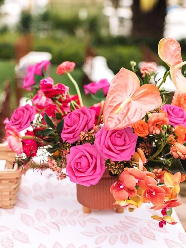 Miniatura 3 de MACTING Rosas de Flores Artificiales 30 Piezas, Flores de Primavera de Tacto Real, Flores de Espuma con Tallo para Ramos de Boda, Centros de Mesa