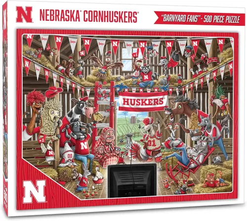 Miniatura 24 de YouTheFan NCAA Barnyard Fans - Rompecabezas de 500 piezas