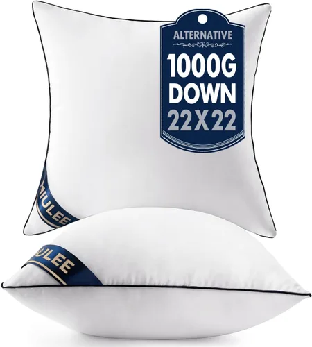 Miniatura 21 de MIULEE - Inserto de almohada de 14 x 36 pulgadas, almohada decorativa lumbar rellena de alternativa a plumón, inserto de relleno de almohada premium