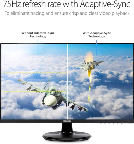 Miniatura 5 de ASUS Monitor de escritorio de 24 pulgadas - 1080P Full HD, 75Hz, IPS, sincronización adaptativa/FreeSync, cuidado de los ojos, HDMI DisplayPort VGA