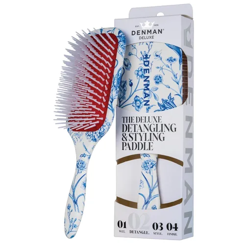 Miniatura 11 de Denman Cepillo de Paleta para Desenredar y Peinar – Desenredador y Estilizador para Cabello Húmedo o Seco para Cabello Rizado, Crespo, Liso, Grueso