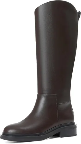 Miniatura 12 de Knee High Boots for Women Pointed Toe Stiletto Kitten Heel Tall Boots Fashion Side Zipper Boot Fall Winter Sexy Fashion Dress Shoes Botas Negras