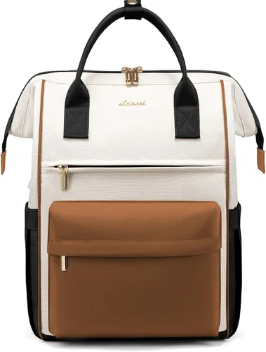 Miniatura 13 de LOVEVOOK Mochila para computadora portátil para mujer, mochila bolso, mochila de viaje de gran capacidad, bolsa de enfermera, bolsa para laptop