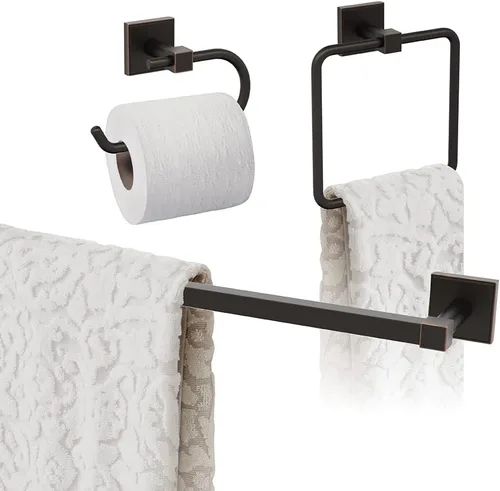 Miniatura 7 de Amerock Níquel cepillado Appoint 5 piezas Juego de accesorios de baño