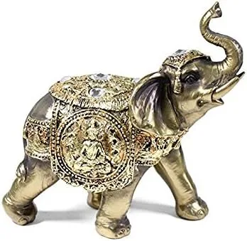 We Pay Your Sales Tax Feng Shui 7 "bronce elefante tronco estatua riqueza suerte figura regalo decoración del hogar G16562