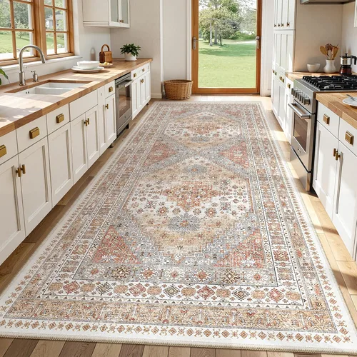 Miniatura 135 de zesthome Alfombra antideslizante para pasillos - Alfombra de pasillo 2x8 para dormitorio, alfombra lavable con respaldo de goma, alfombra suave