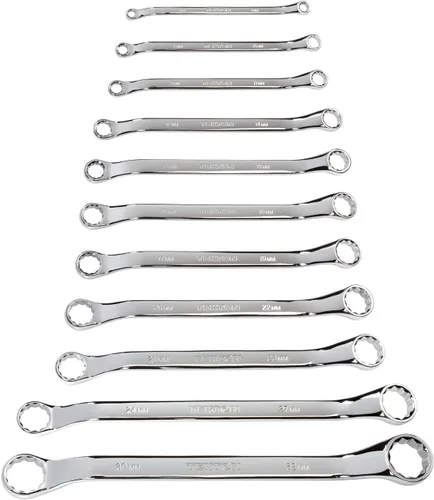 Miniatura 12 de TEKTON WBE24411 - Juego de llaves de extremo de caja con soporte de 45 grados, 11 unidades (6-32 mm)