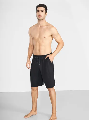 Miniatura 4 de DAVID ARCHY Pantalones cortos de dormir para hombre, de rayón de bambú, suaves, cómodos, pantalones de pijama en paquete de 2