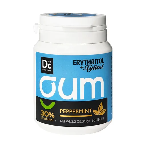 Miniatura 18 de DC24 DAILY CARE Goma de mascar de xilitol con eritritol, sin aspartamo y sin azúcar para boca seca, baja en calorías, sin azúcar, sabor sandía