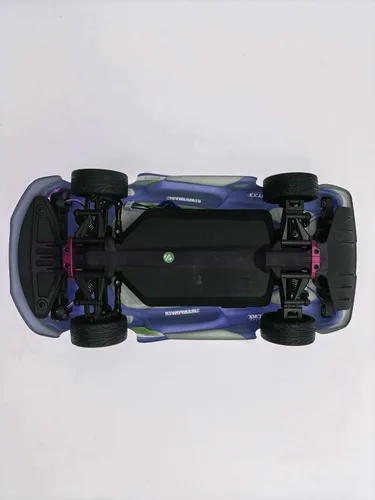 Miniatura 15 de Coche de deriva a control remoto 1:16, auto de deriva a control remoto, recargable de alta velocidad, juguetes 4WD 2.4GHz escala completa azul RC