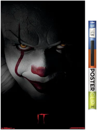 Miniatura 20 de Trends International IT-Pennywise - Póster de pared, 14.725 x 22.375 pulgadas, versión enmarcada de madera de granero