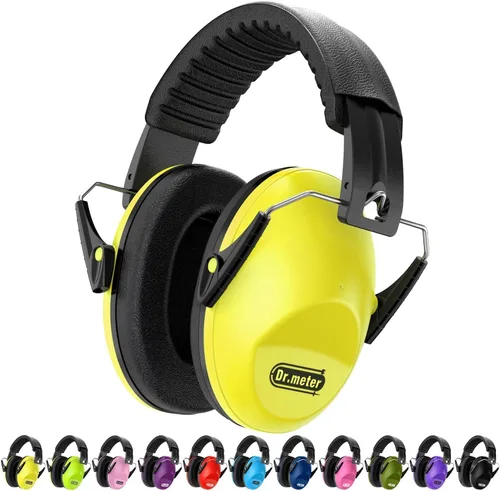 Miniatura 22 de Orejeras con cancelación de ruido del Dr.meter: auriculares con cancelación de ruido SNR27.4 con diadema ajustable, orejeras con protección auditiva