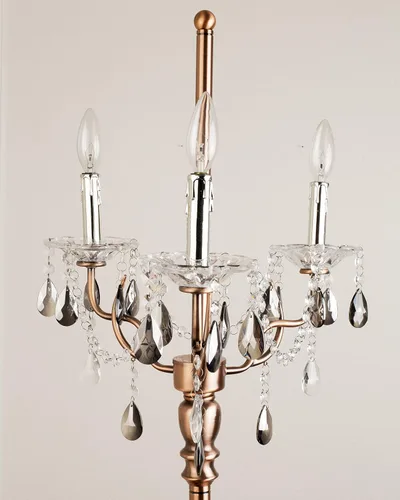 Miniatura 4 de OK-5126t Lámpara de mesa de cristal Rosie de 35 pulgadas