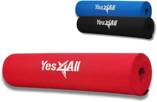 Miniatura 11 de Yes4All Ergonomic Foam Bar Pad, Olympic Barbell Squat & Neck Pad for Squats, Hip Thrusts & Weight Lifting Bar B. Almohadilla de barra