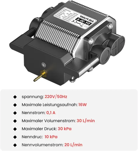 Miniatura 2 de Longer Bomba de aire de la máquina de grabado y corte láser, elimina el humo y los escombros, conveniente para RAY5 10W/20W y otros grabador láser