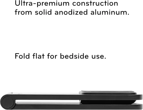 Miniatura 2 de Peak Design Soporte de carga inalámbrico, negro, carga Qi1, base de silicona de agarre, funciona con fundas Peak Design Mobile, compatible