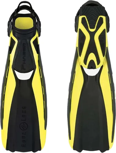 Miniatura 8 de Aqualung Phazer Dive Fins Tri-Material Open-Heel Scuba Diving Swim Fins w/Wave Rib Technology, Hydro Power Vent