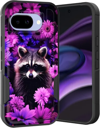 Miniatura 26 de Funda para Pixel 6A, Híbrida de Doble Capa de Servicio Pesado Resistente a Prueba de Golpes PC Duro + Funda Protectora de Silicona Suave para Google