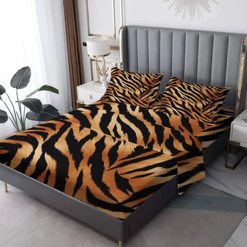 Miniatura 8 de Frog Sheets California King - Sábanas de cama de anfibios tropicales, microfibra suave con bolsillo profundo, sábanas y fundas de almohada, 1 sábana