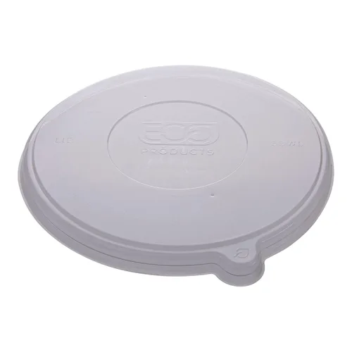 Eco-Products - Tapas planas recicladas, caja de 400, se adapta a cuencos de fideos cupé de 24-46 onzas/16-40 onzas, 100% PET reciclado de botellas