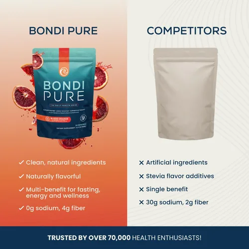 Miniatura 3 de Bondi Pure - Bebida diaria de salud y desintoxicación - Promueve la salud intestinal y el apoyo energético durante una limpieza o ayuno intermitente
