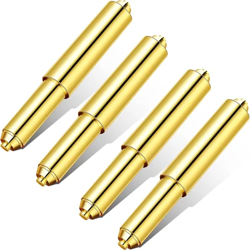 Miniatura 10 de Shappy 4 piezas de soporte universal de papel higiénico de repuesto con resorte de plástico retráctil de repuesto para papel higiénico, soporte