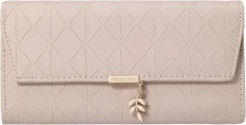 Miniatura 9 de aurrako Carteras de cuero para mujer, tarjetero de cuero RFID, triple pliegue, monedas, bolsillo con cremallera y ventana de identificación, gran