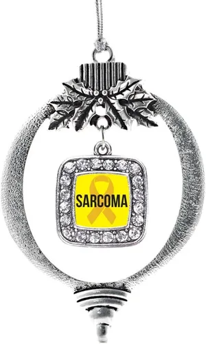 Miniatura 41 de Inspired Silver - Nana púrpura - Adorno de Navidad plateado - Adorno cuadrado para árbol de Navidad con circonita cúbica - Decoración colgante