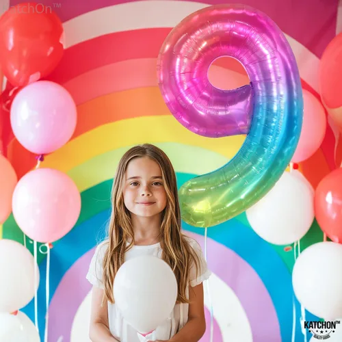 Miniatura 158 de KatchOn, Globo grande azul número 2 de 40 pulgadas Decoraciones de cumpleaños de Baby Shark para niño de 2 años Globo azul número 2 Globo
