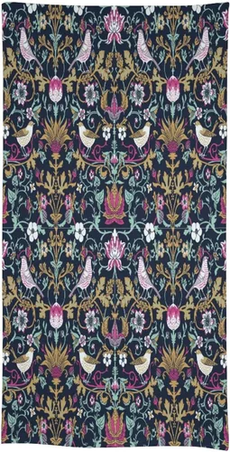 Miniatura 18 de Mantel Floral Retro de Pájaros, Diseño Original Bohemio William Morris Estampado Cubierta de Mesa para Hogar Picnic Fiesta Comedor Cocina William