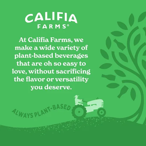 Miniatura 8 de Califia Farms - Leche de almendras y coco tostado, 48 oz, sin lácteos, a base de plantas, vegana, sin gluten, sin OGM, sin azúcar, alto en calcio
