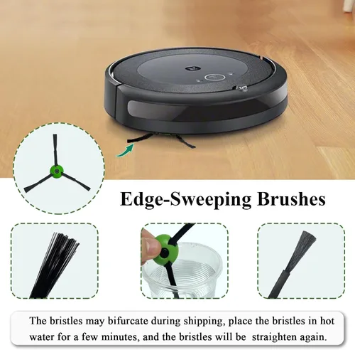 Miniatura 6 de 6 Pack de cepillos laterales de repuesto compatibles con iRobot Roomba i & j & e Series Todos los modelos, accesorios de cepillos de barrido
