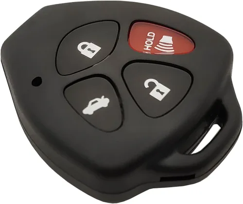 Miniatura 4 de Funda de repuesto para llavero de Toyota Camry Avalon Corolla Matrix RAV4 Venza Yaris mando a distancia 4 botones (HYQ12BBY, GQ4-29T) (negro)