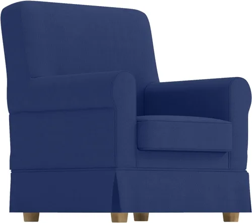 Miniatura 3 de La funda de repuesto Ektorp Jennylund está hecha a medida para silla IKEA Jennylund. Un reemplazo de funda de sofá de sillón IKEA (azul)