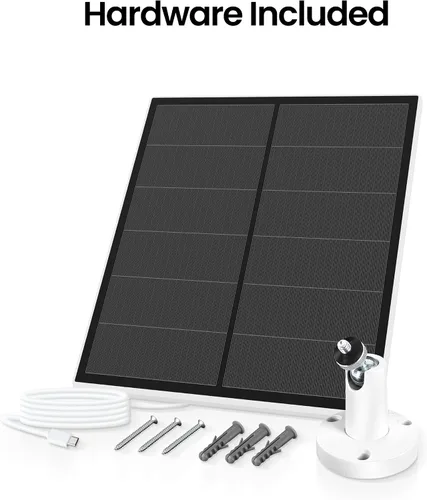 Miniatura 6 de Feit Electric Panel solar de carga continua/SOL/CAM compatible con Feit Electric Smart Outdoor Camera CAM/WM/WiFi/BAT, cable de 9 pies, micro-USB