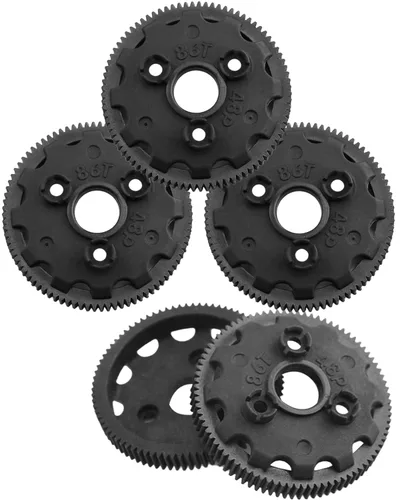 Miniatura 8 de RC 48P 90T Pieza de mejoras de engranajes rectos para 1/10 Slash Rustler Stampede Bandit 2WD VXL XL-5, nailon resistente 5PCS 90T Spur Gear Hops Up