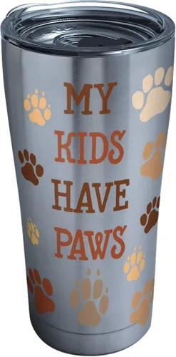 Miniatura 14 de Tervis My Kids Have Paws - Vaso con envoltura y tapa marrón, 16 onzas, transparente