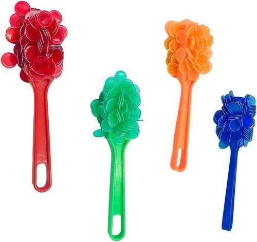 Miniatura 3 de Yuanhe Virutas magnéticas de varita de bingo, 4 colores para aprendizaje de ciencias, conteo familiar, actividades nocturnas