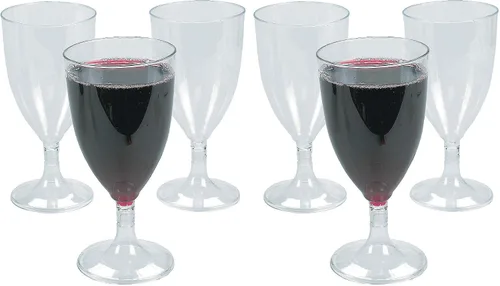 Miniatura 2 de Fun Express Copas de vino de plástico (25 tazas desechables) Suministros para fiestas y vasos a granel