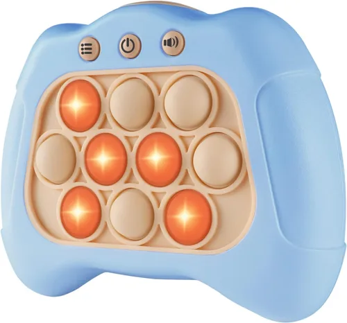 Miniatura 9 de Intoypad Pop The Target! Máquina de juego de mano de empuje de velocidad: un divertido juego multijugador para la familia. Juguete sensorial Fidget