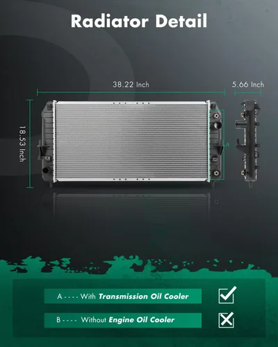 Miniatura 2 de SCITOO Radiador 2853 apto para 2006-2008 para Buick para Lucerna 2006-2011 para Cadillac para DTS