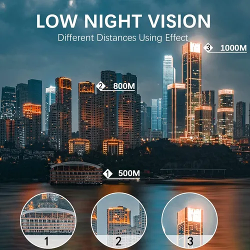 Miniatura 7 de Monocular-Telescopio 80x100 Monoculares de alta potencia de alta definición para adultos de alta potencia con adaptador de teléfono inteligente